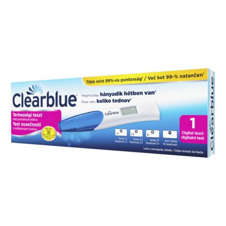 ClearBlue Digitális Terhességi Teszt Fogamzásjelzővel 