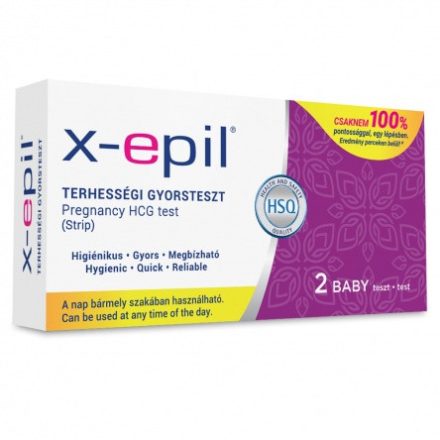 X-Epil terhességi teszt csík 2db 