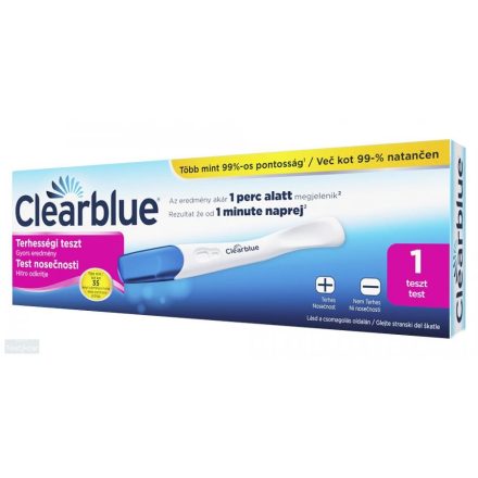 CLEARBLUE TERHESSÉGI TESZT GYORS EREDMÉNY 1X