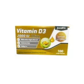 JUTAVIT D3-vitamin 2000NE (50µg) Olíva 100 kapszula