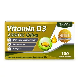 JUTAVIT D3-vitamin 2000NE (50µg) Olíva 100 kapszula
