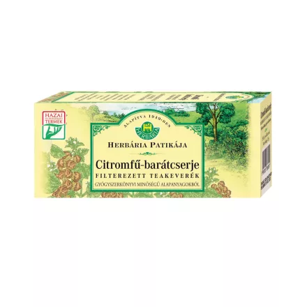 HERBÁRIA TEA CITROMFŰ-BARÁTCSERJE TEAKEVERÉK FILTERES 25DB 
