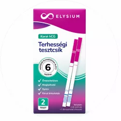   Elysium korai kimutatású terhességi tesztcsík - hCG 10 mIU/ml - 2 db