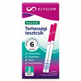   Elysium korai kimutatású terhességi tesztcsík - hCG 10 mIU/ml - 2 db