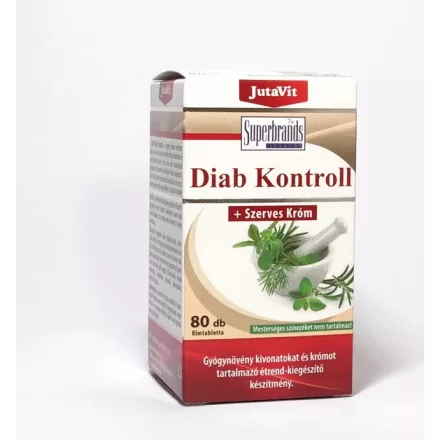 Jutavit Diab Kontroll + Szerves króm 80 tabletta