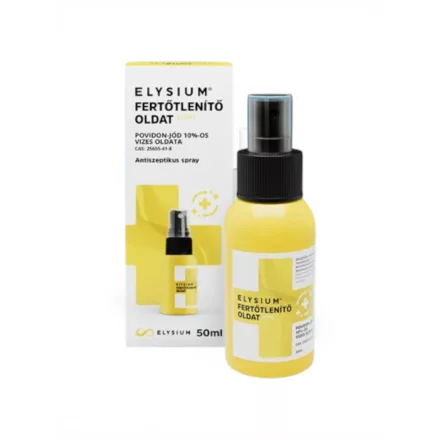  Elysium povidon-jód 10%-os fertőtlenítő oldat - spray - 50 ml