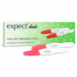 EXPECT DUÓ ONE STEP terhességi teszt 2X