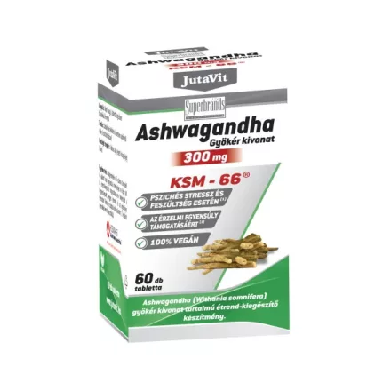 JutaVit Ashwagandha gyökér kivonat 300 mg 60 tabletta