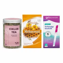 BABATERVEZÉS CSOMAG - ( Ciklus teával és méhpempővel )