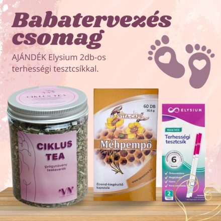 BABATERVEZÉS CSOMAG - ( Ciklus teával és méhpempővel ) INGYENES CSOMAGPONT SZÁLLÍTÁS