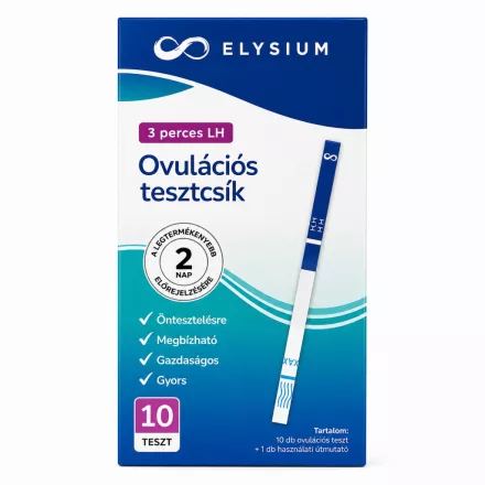 Elysium ovulációs tesztcsík - LH 30 mIU/ml - 10 db