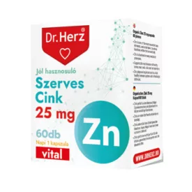 DR Herz Szerves Cink 25 mg 60 db kapszula 