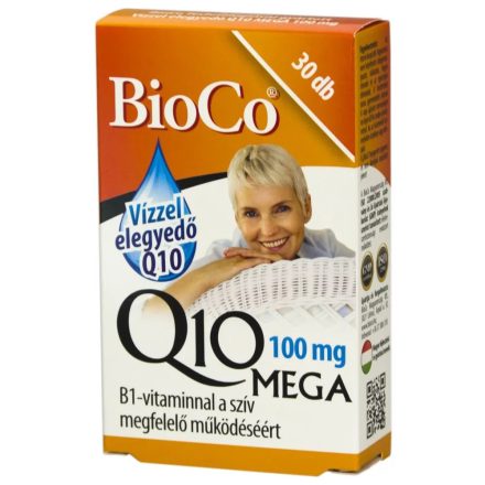 BioCo vízzel elegyedő Q10 mega 100 mg B1-vitaminnal 30 db