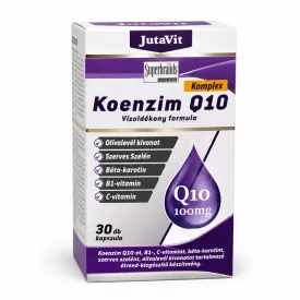 JutaVit Koenzim Q10 100mg Vízoldékony formula 30db