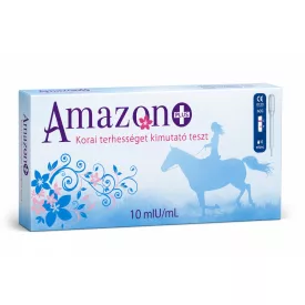   Amazon Plus korai terhességi gyorsteszt – 10 mIU/ml – kék – 1 db