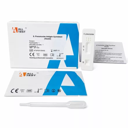 Pneumococcus ( Tüdőgyulladás ) antigén gyorsteszt 