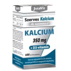 Jutavit Szerves Kalcium 350mg + D3-vitamin 100 tabletta