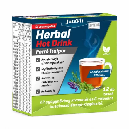 JutaVit Herbal Hot Drink forró italpor felnőtteknek 12 db