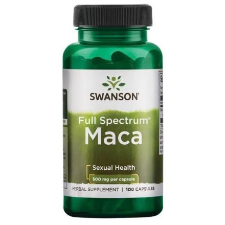 SWANSON MACA 500MG KAPSZULA 100 db-os