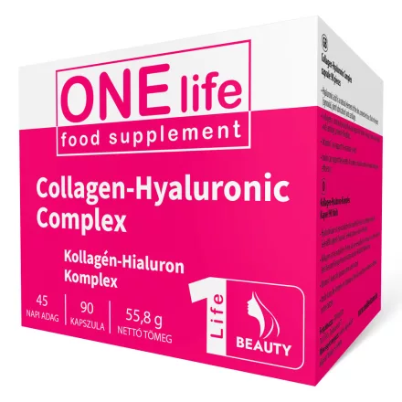 ONE LIFE Kollagén-Hialuron 90 db kapszula