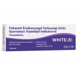   Fokozott érzékenységű Terhességi (hCG) gyorsteszt vizeletből  WhiteLAB