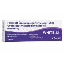   Fokozott érzékenységű Terhességi (hCG) gyorsteszt vizeletből  WhiteLAB