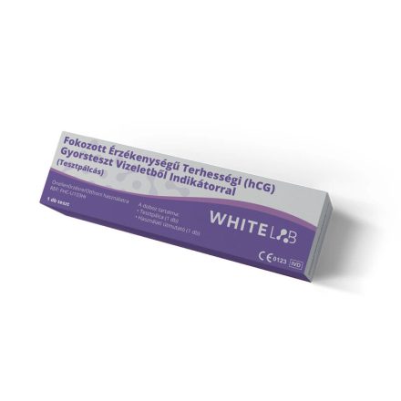 Fokozott érzékenységű Terhességi (hCG) gyorsteszt vizeletből  WhiteLAB