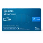 Mercator nitrylex® classic kék orvosi púdermentes nitril kesztyű - ( M ) 100 db