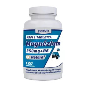 Jutavit Magnézium 250mg+ B6 + D3. RETARD 120 tabletta