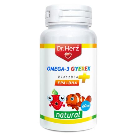 Dr. Herz Omega-3 Gyerek 60 db lágyzselatin kapszula 
