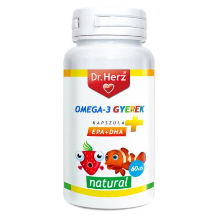 Dr. Herz Omega-3 Gyerek 60 db lágyzselatin kapszula 