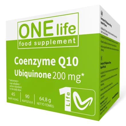 ONE LIFE Koenzim Q10 100 mg 90 db kapszula
