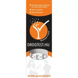   Drogteszt italmintából 3 paraméter karszalag (CIT) 10 db/csomag 