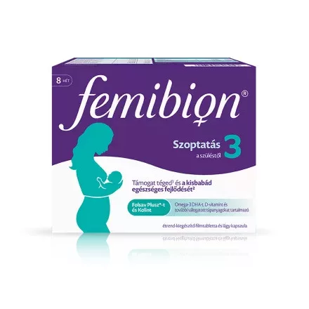 Femibion 3 Szoptatás kapszula és filmtabletta (4hét 2*28db)