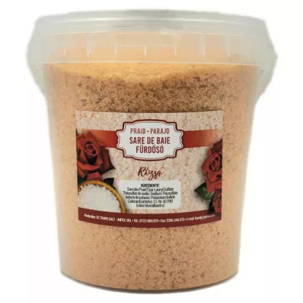 Fürdősó Rózsa 1kg vödrös Parajdi