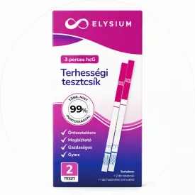   Elysium gyors kimutatású terhességi tesztcsík - hCG 20 mIU/ml - 2 db