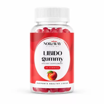  NORaWAY Libido Gummy 60 gumivitamin vitaltás férfiaknak és nőknek Raktáron 