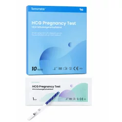  Femometer terhességi (hCG) tesztcsík 10 mIU - 10 darabos 