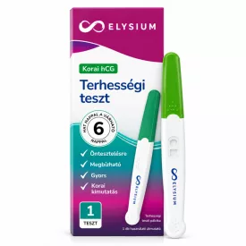   Elysium korai kimutatású terhességi teszt – hCG 10 mIU/ml – zöld – 1 db