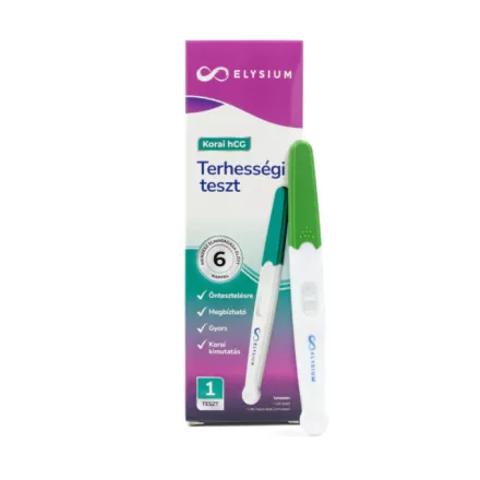 Elysium korai kimutatású terhességi teszt - hCG 10 mIU/ml - 1 db ZÖLD