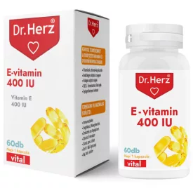 Dr. Herz E-vitamin 400IU lágyzselatin kapszula – 60db