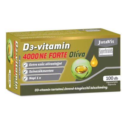 JUTAVIT D3-VITAMIN OLÍVA 100X4000NE LÁGYKAPSZULA