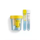 Elysium steril vákuumtűs vizeletgyűjtő pohár standard és bórsavas vizeletminta-vevő vákuumcsővel