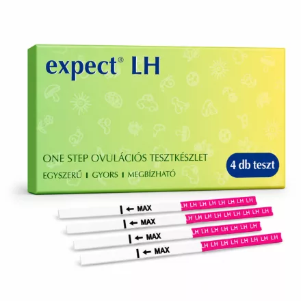 EXPECT OVULÁCIÓS LH  TESZTKÉSZLET 4X - 20 mIU/ml