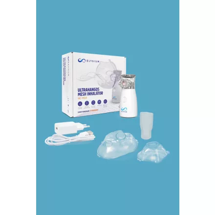 Elysium ultrahangos MESH inhalátor beépített akkumulátorral - 1 készlet