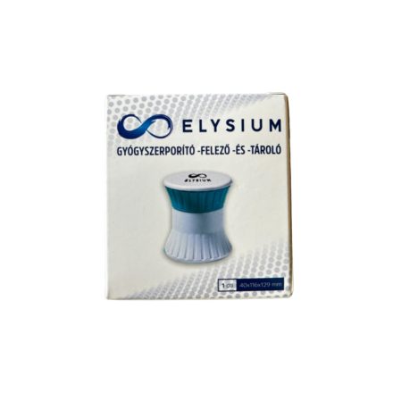 Elysium gyógyszerporító, -felező és -tároló