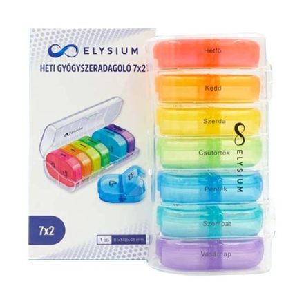 Elysium heti gyógyszeradagoló - 7x2