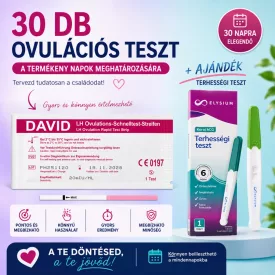   30 DB DAVID OVULÁCIÓS (LH) TESZTCSÍK 20 mIU + AJÁNDÉK TERHESSÉGI TESZT VIZELETSUGARAS