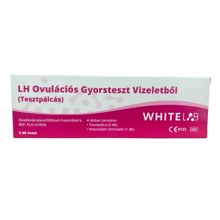 LH Ovulációs gyorsteszt vizeletből önellenőrzésre (5x) WhiteLAB