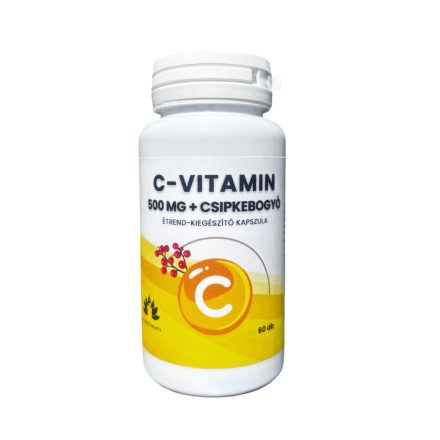 C-vitamin 500 mg + csipkebogyó kapszula 60X